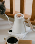 FELLOW Stagg EKG Pro Electric Pour Over Kettle - Matte White and Maple