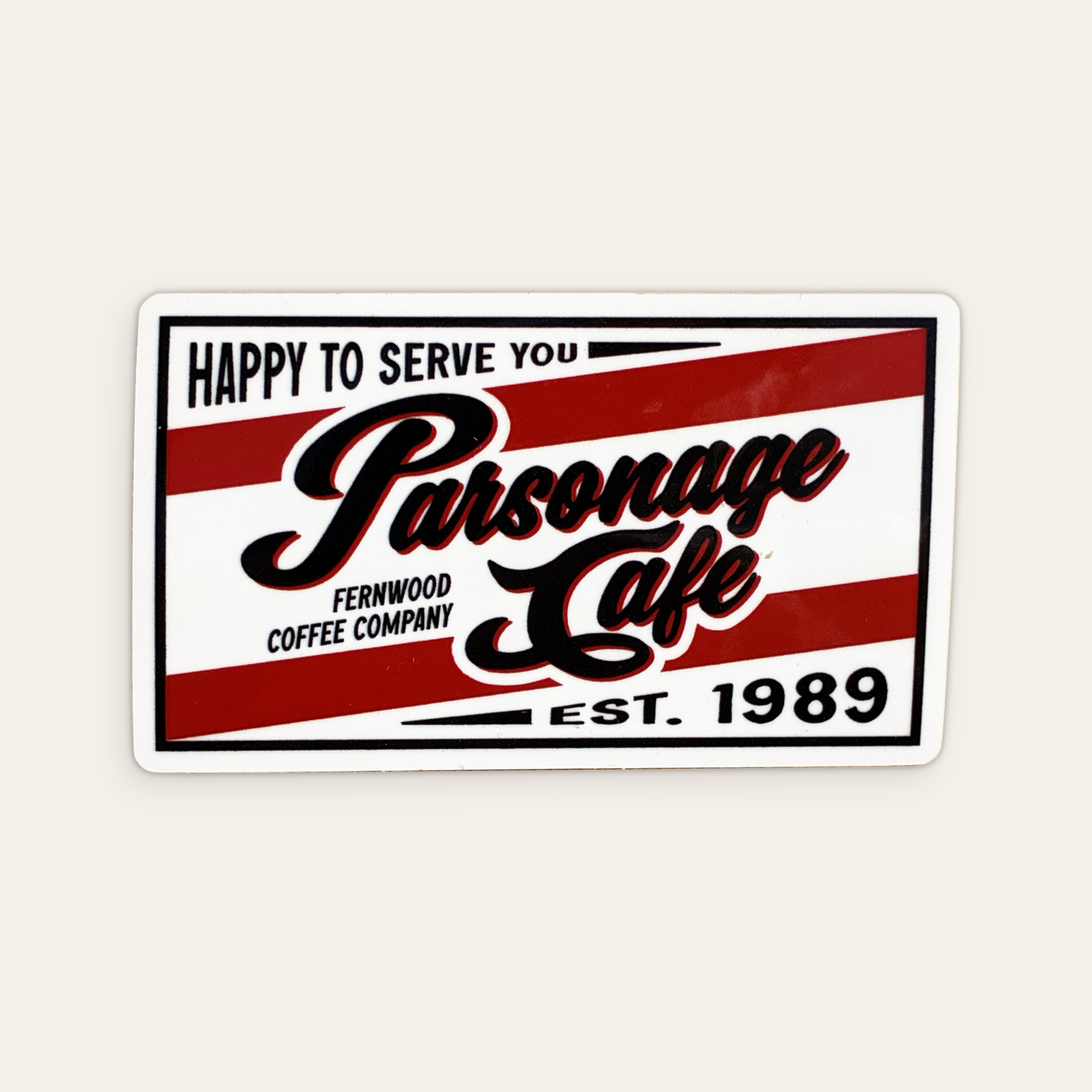 Parsonage Cafe Sticker