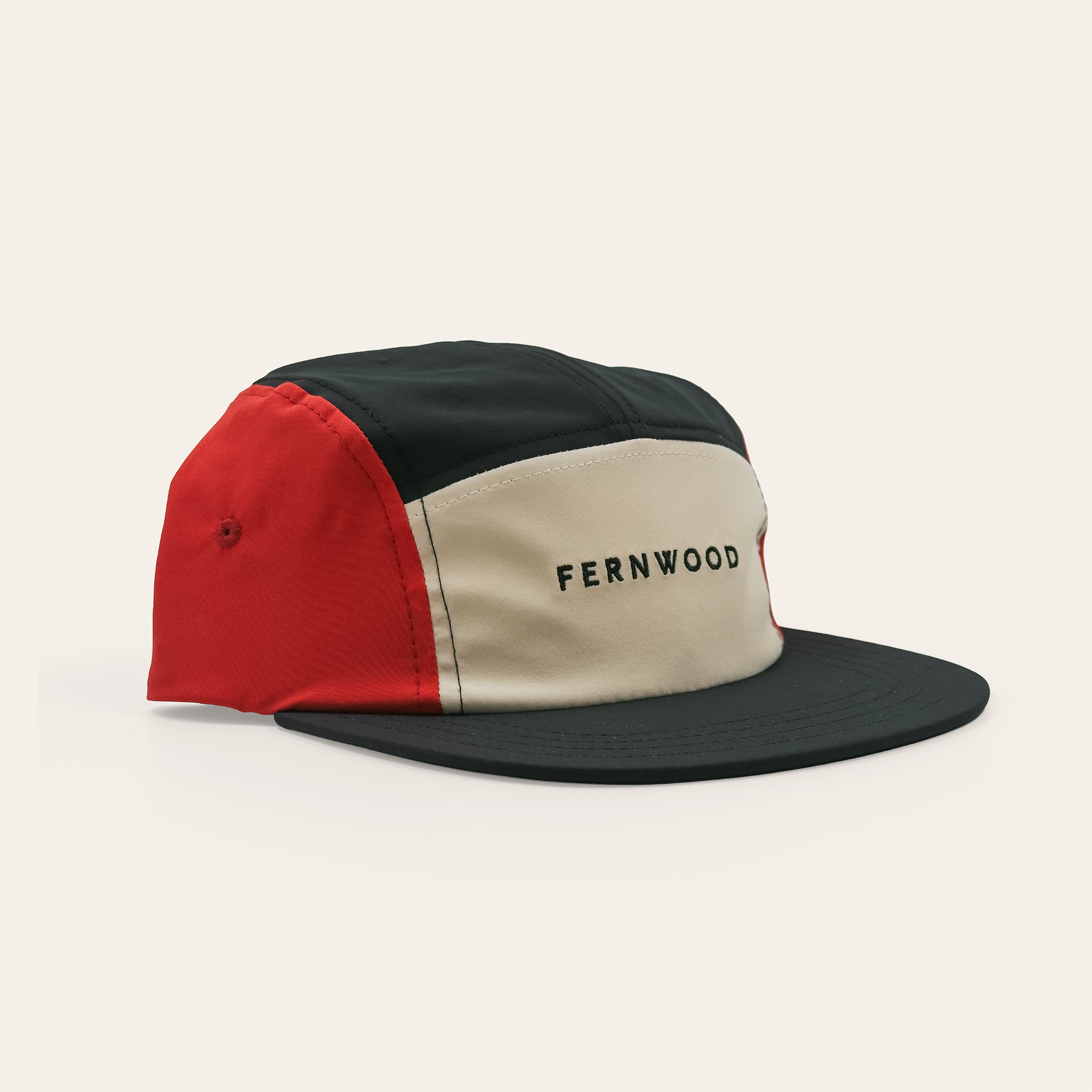 Fernwood Runner's Cap Red & Tan