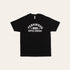 Black t-shirt with 'Fernwood Coffee Company 1976' text on a light beige background