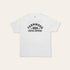White t-shirt with Fernwood Coffee Company logo 1976 on a beige background