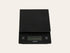 Black Hario digital scale on a white background