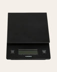 Black Hario digital scale on a white background